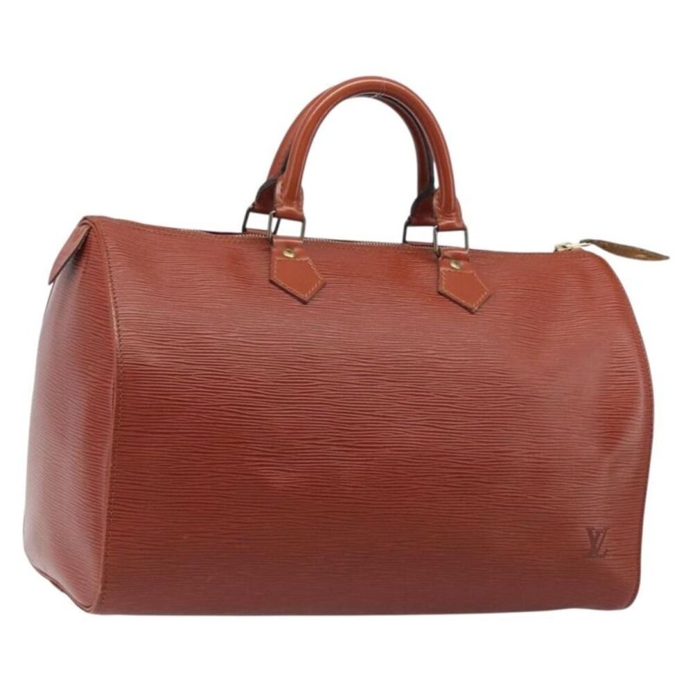 Louis Vuitton Speedy Epi Leather Brown Leather Handbag